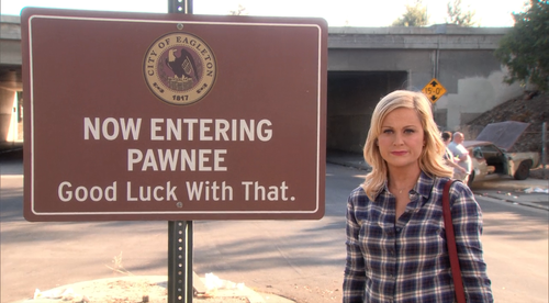 Eagleton/Pawnee Sign